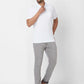 Raymond Contemporary Fit Solid Dark Brown T-Shirt
