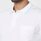 Raymond Contemporary Fit Solid Dark Brown T-Shirt