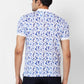 Raymond Contemporary Fit Printed Medium Brown T-Shirt