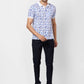 Raymond Contemporary Fit Printed Medium Brown T-Shirt