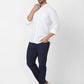 Raymond Slim Fit Woven Design Dark Green Shirt