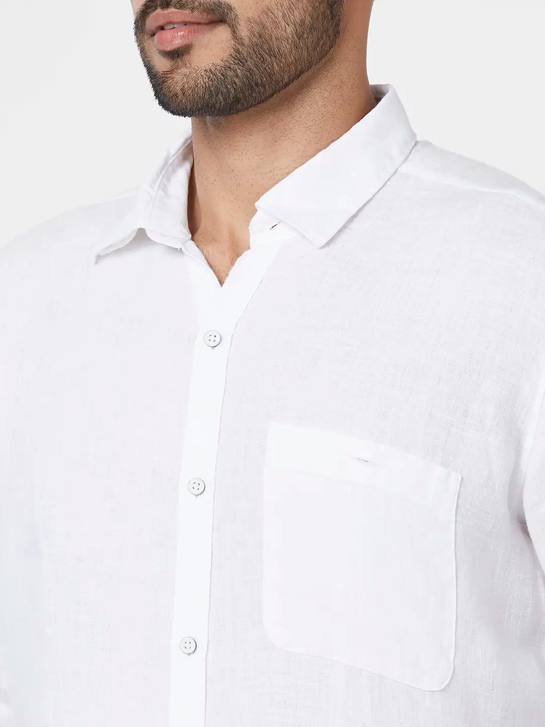 Raymond Slim Fit Woven Design Dark Green Shirt