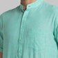 Men Red Contemporary Fit Solid Cotton Shirts