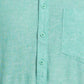Men Red Contemporary Fit Solid Cotton Shirts