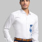 Men Slim Fit White Shirt
