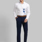 Men Slim Fit White Shirt