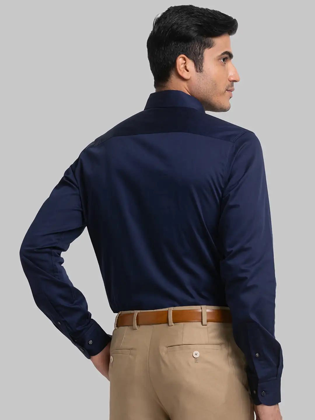 Men Slim Fit Black Shirt