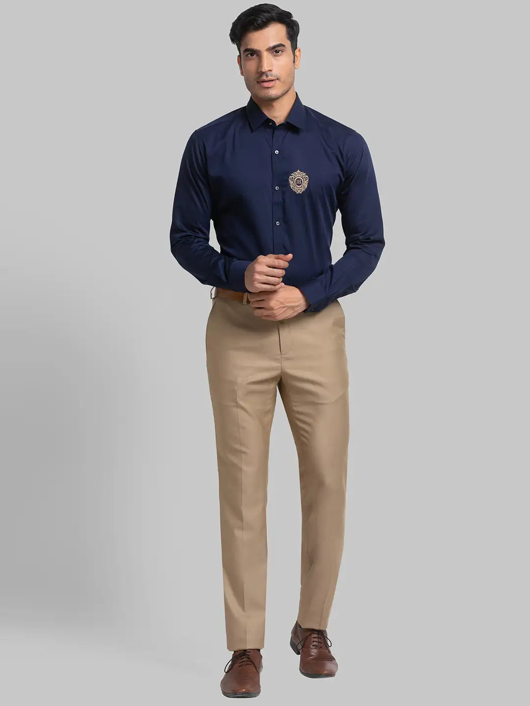 Men Slim Fit Black Shirt