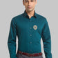 Men Slim Fit Blue Shirt