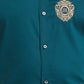 Men Slim Fit Blue Shirt