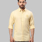 Men Slim Fit White Shirt