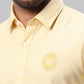 Men Slim Fit White Shirt
