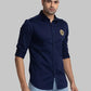 Men Slim Fit White Shirt