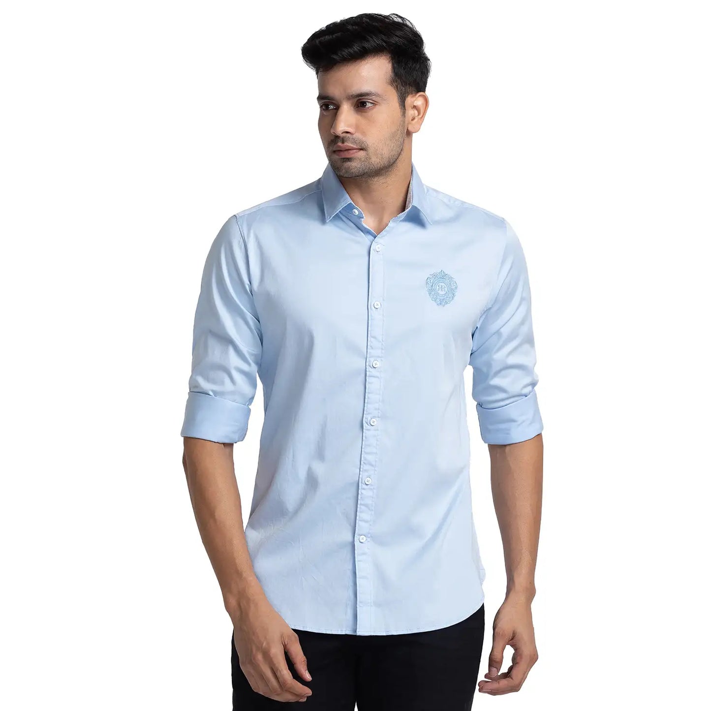 Men Contemporary Fit Red Shirt