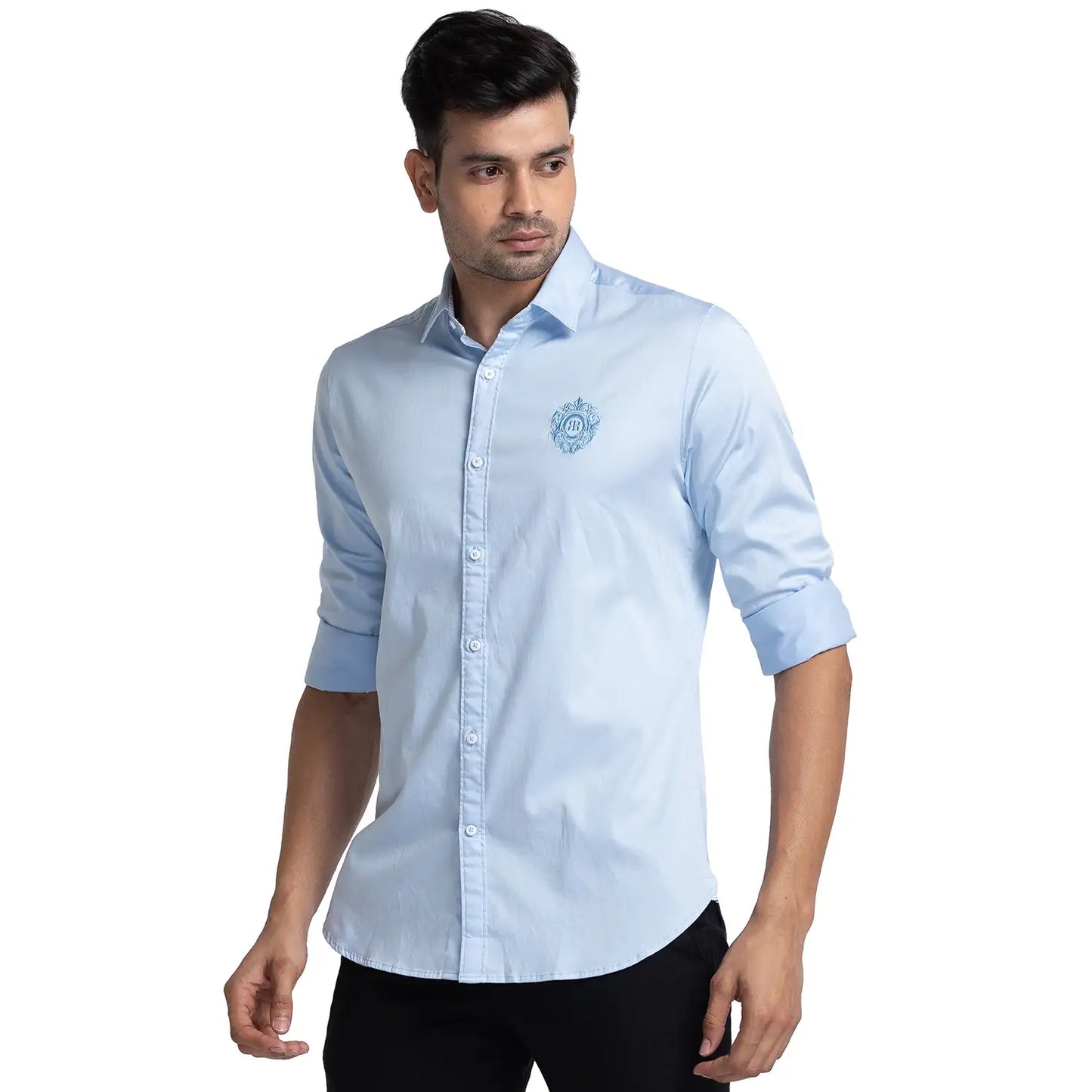 Men Contemporary Fit Red Shirt