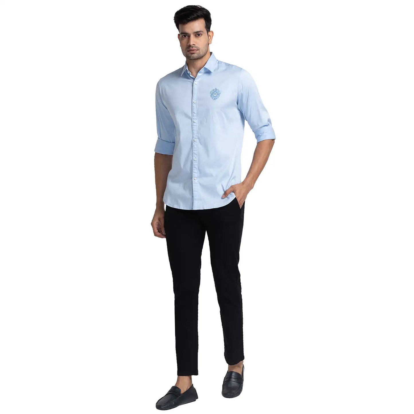 Men Contemporary Fit Red Shirt