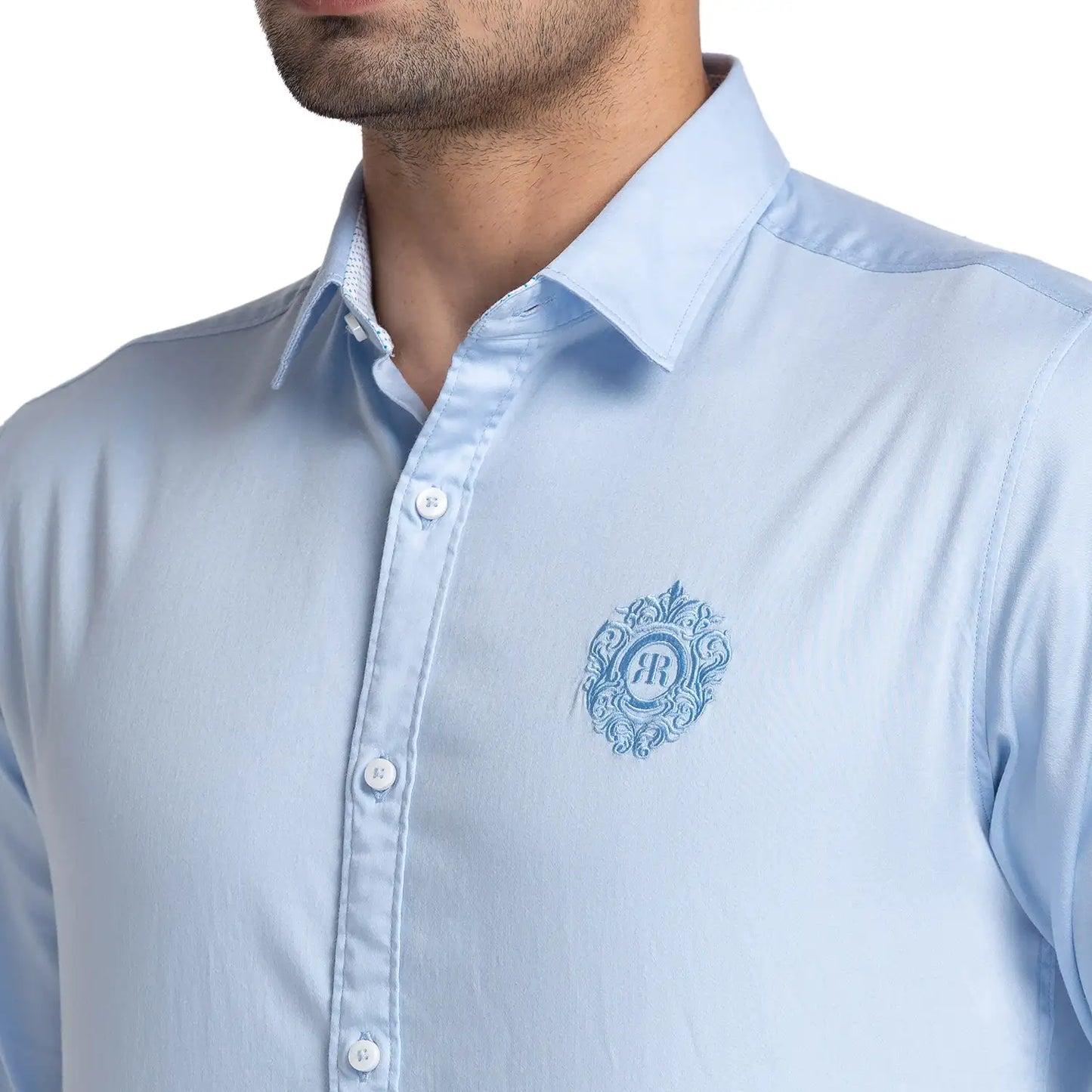 Men Contemporary Fit Red Shirt