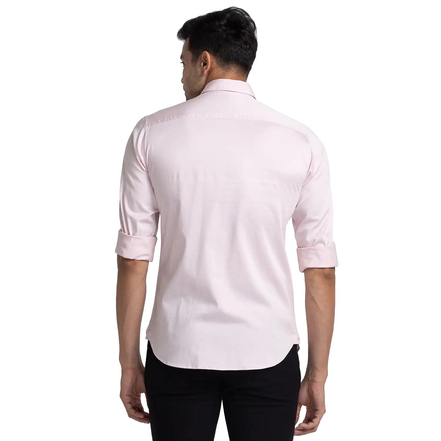 Men Slim Fit Blue Shirt