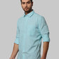 Men Slim Fit Blue Shirt