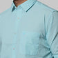 Men Slim Fit Blue Shirt
