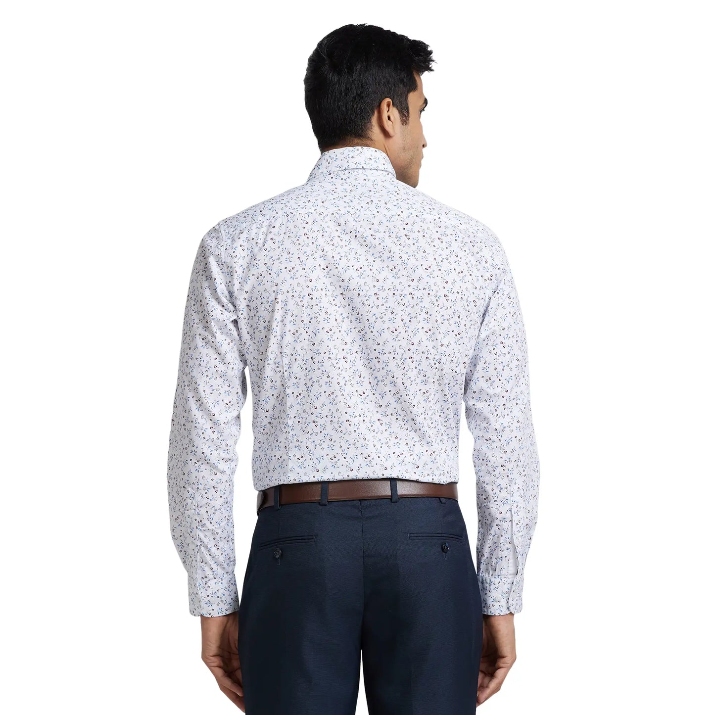 Men Slim Fit Blue Shirt