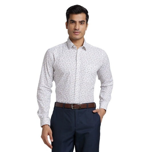 Men Slim Fit Blue Shirt