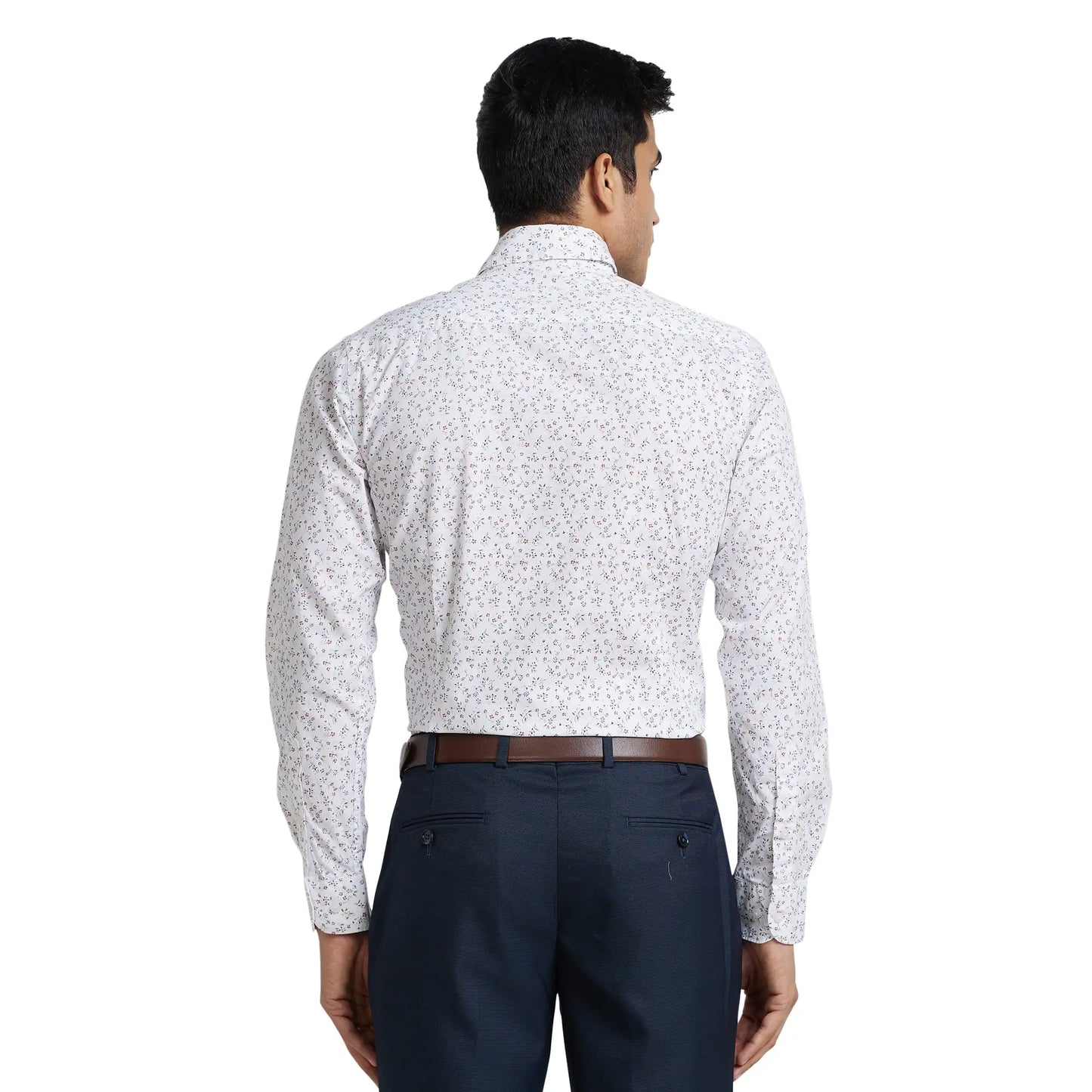 Men Slim Fit Blue Shirt