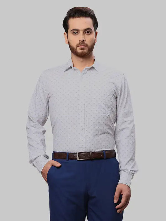 Men Slim Fit Blue Shirt