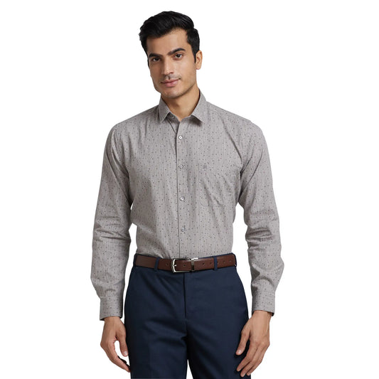 Men Slim Fit White Shirt