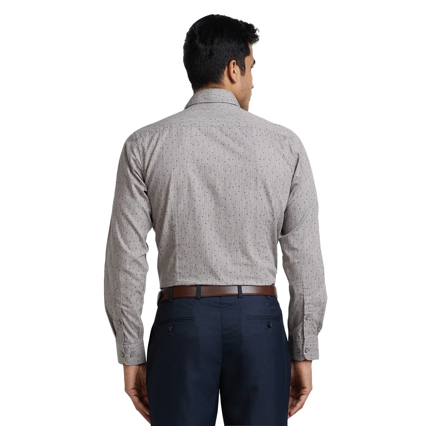 Men Slim Fit White Shirt