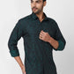 Raymond Regular Fit Printed Medium Red Shirt