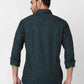 Raymond Regular Fit Printed Medium Red Shirt