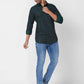 Raymond Regular Fit Printed Medium Red Shirt