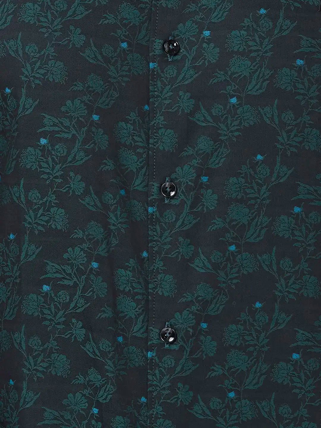 Raymond Regular Fit Printed Medium Red Shirt