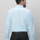 Raymond Men Blue Solid Slim Fit Linen Blend Shirts