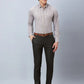 Raymond Men Green Checks Contemporary Fit Cotton Regular Collar Shirt