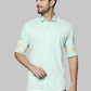 Men Contemporary Fit Yellow Shirt