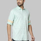 Men Contemporary Fit Yellow Shirt