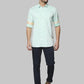 Men Contemporary Fit Yellow Shirt