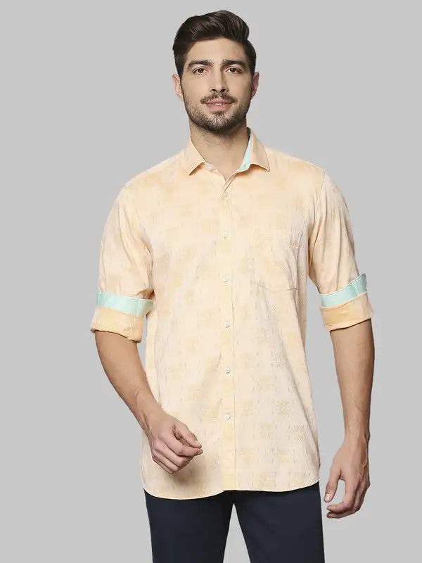 Men Contemporary Fit Maroon Shirt