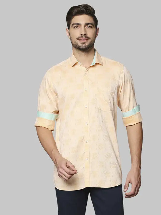 Men Contemporary Fit Maroon Shirt