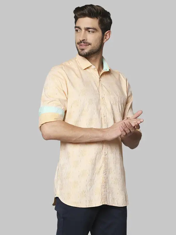 Men Contemporary Fit Maroon Shirt