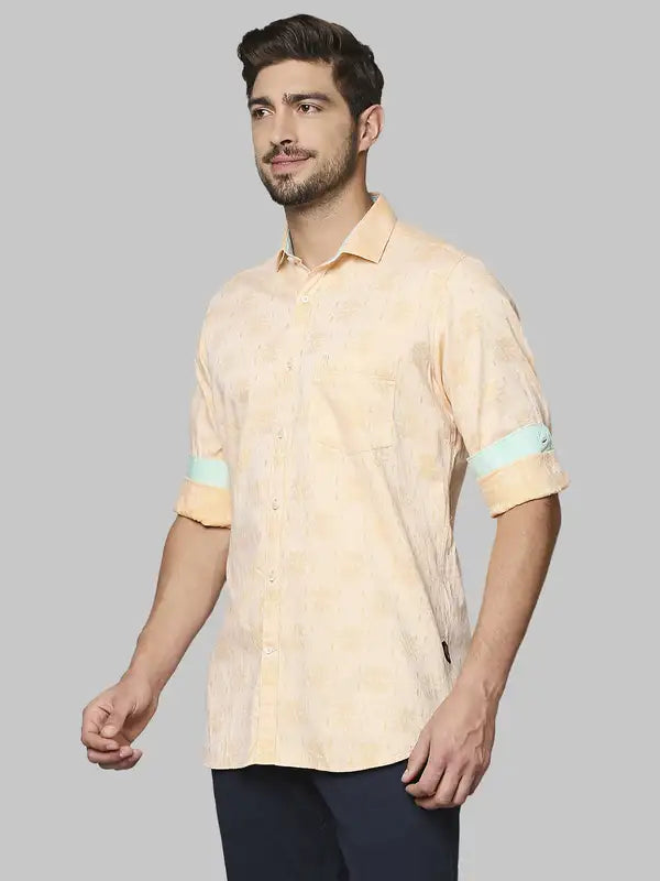 Men Contemporary Fit Maroon Shirt