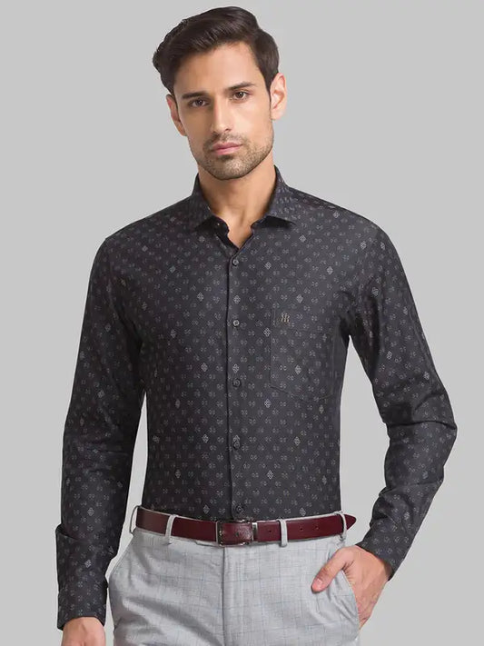 Men Contemporary Fit Brown Shirt