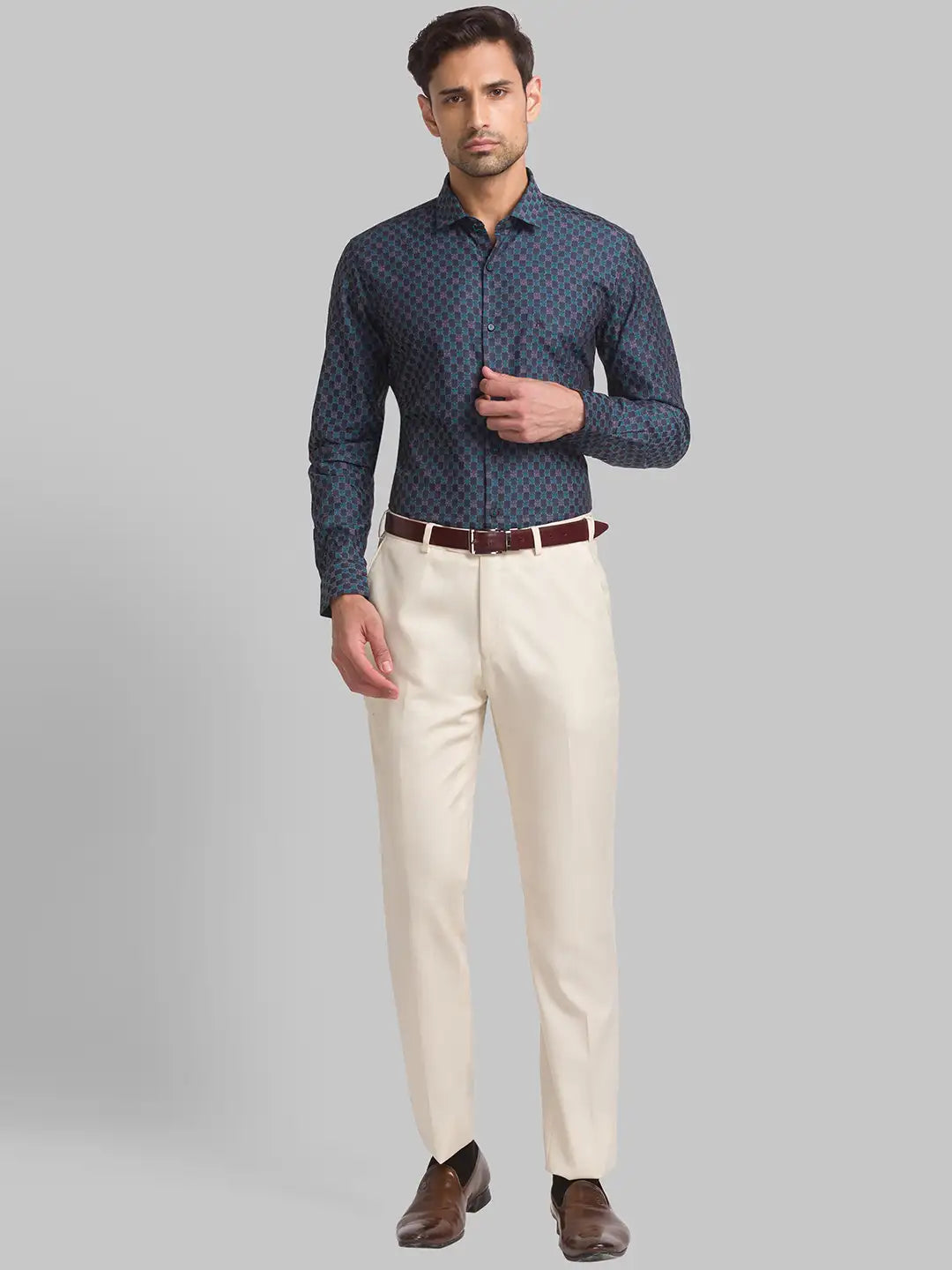 Men Regular Fit White Shirt