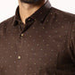Men Contemporary Fit Blue Shirt