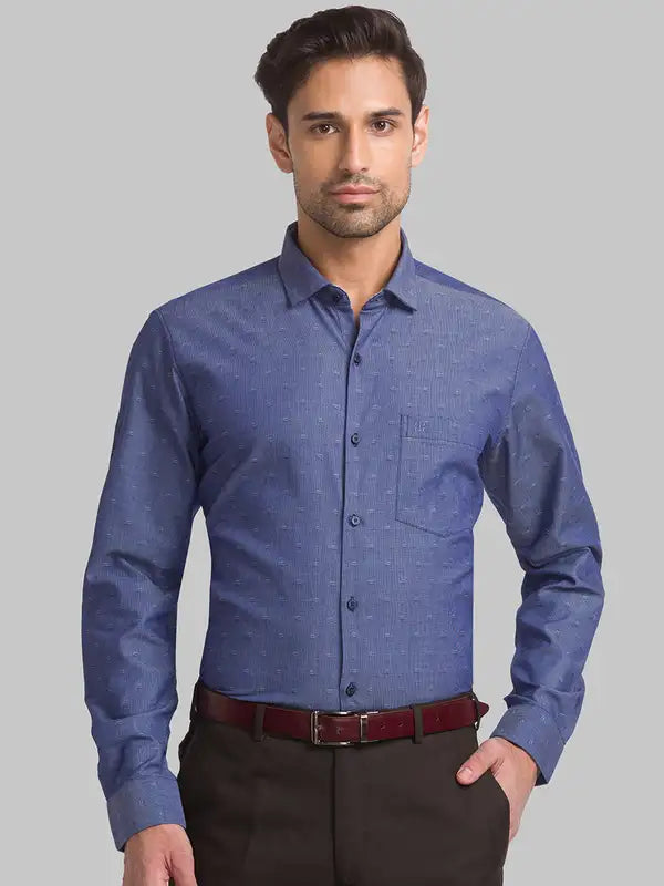 Men Contemporary Fit White Shirt
