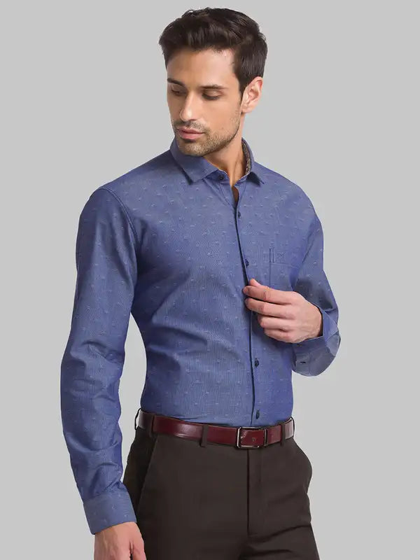 Men Contemporary Fit White Shirt