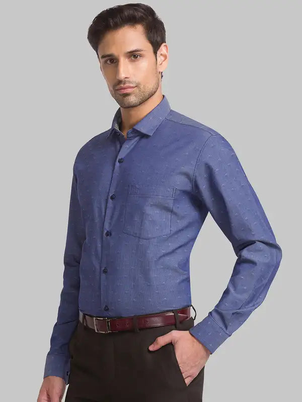 Men Contemporary Fit White Shirt