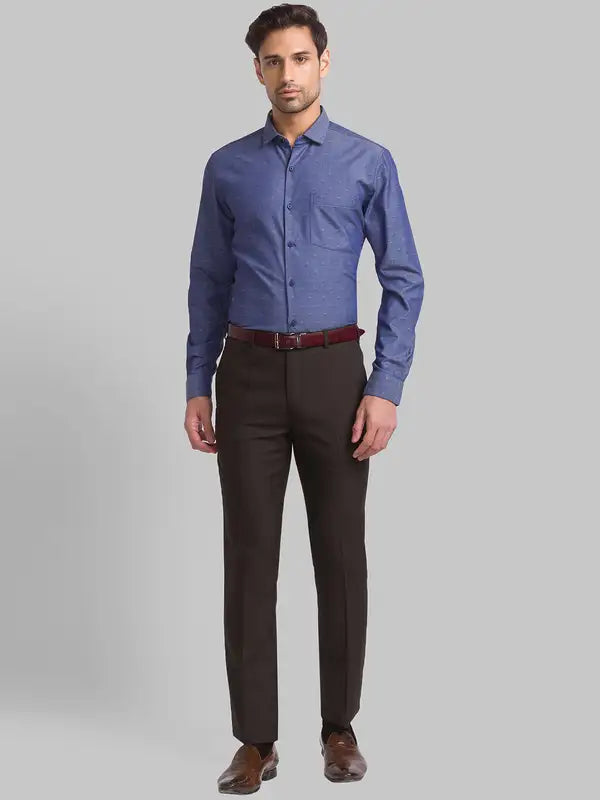 Men Contemporary Fit White Shirt